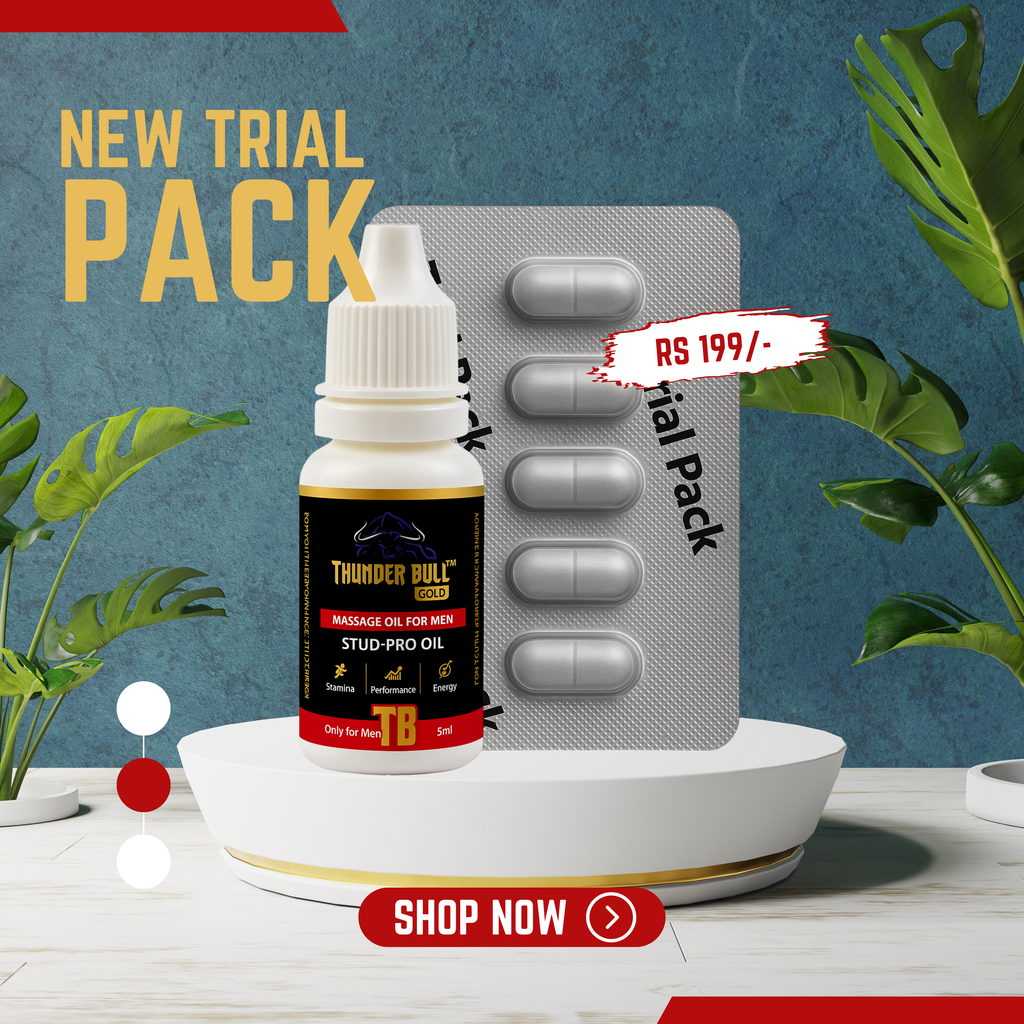 Thunder Bull "Stud-Pro" Performance Trial Combo (Oil + Capsules)