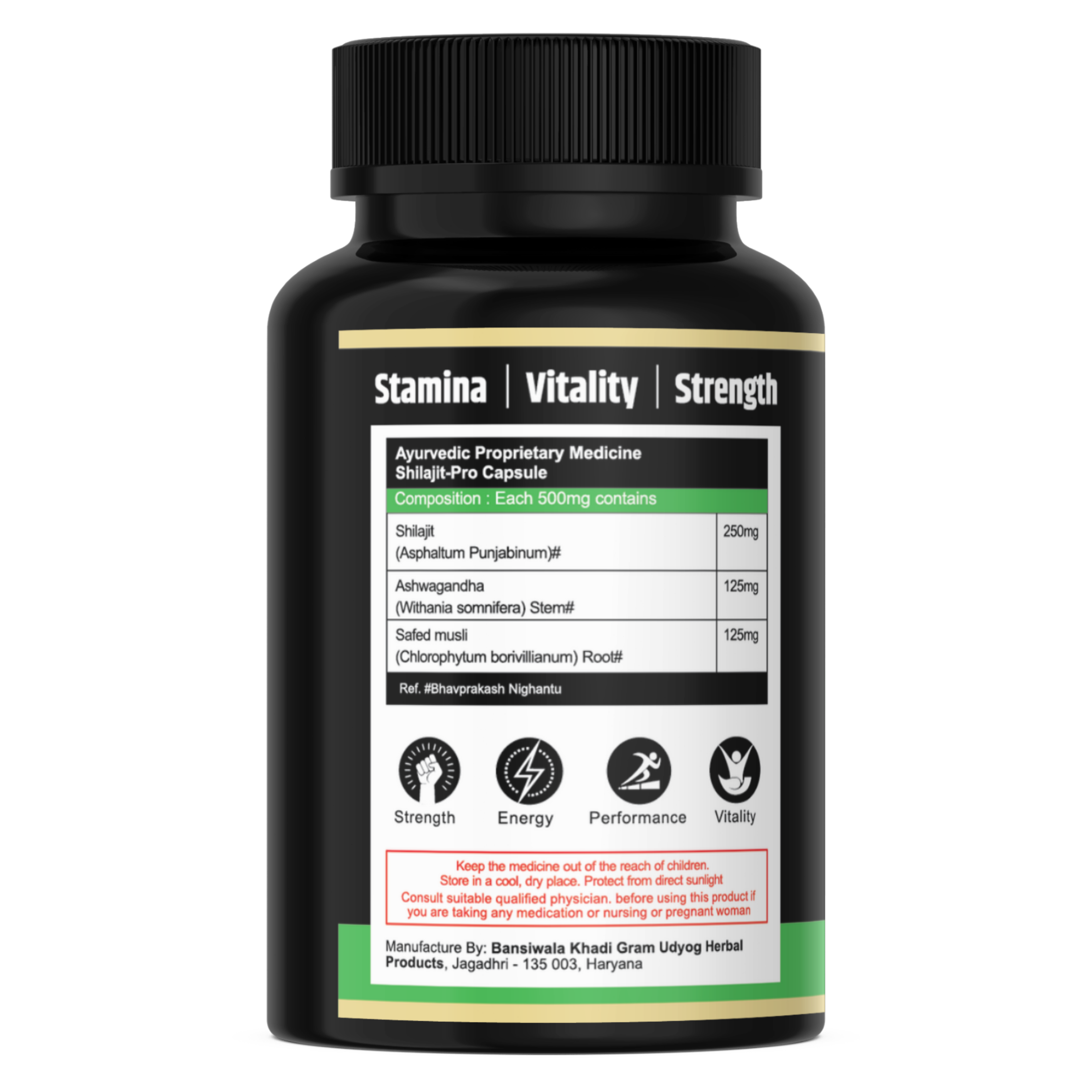 Thunder Bull PRO: Shilajit-Pro Performance Booster Capsules for Men