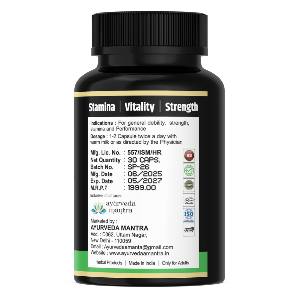 Thunder Bull PRO: Shilajit-Pro Performance Booster Capsules for Men