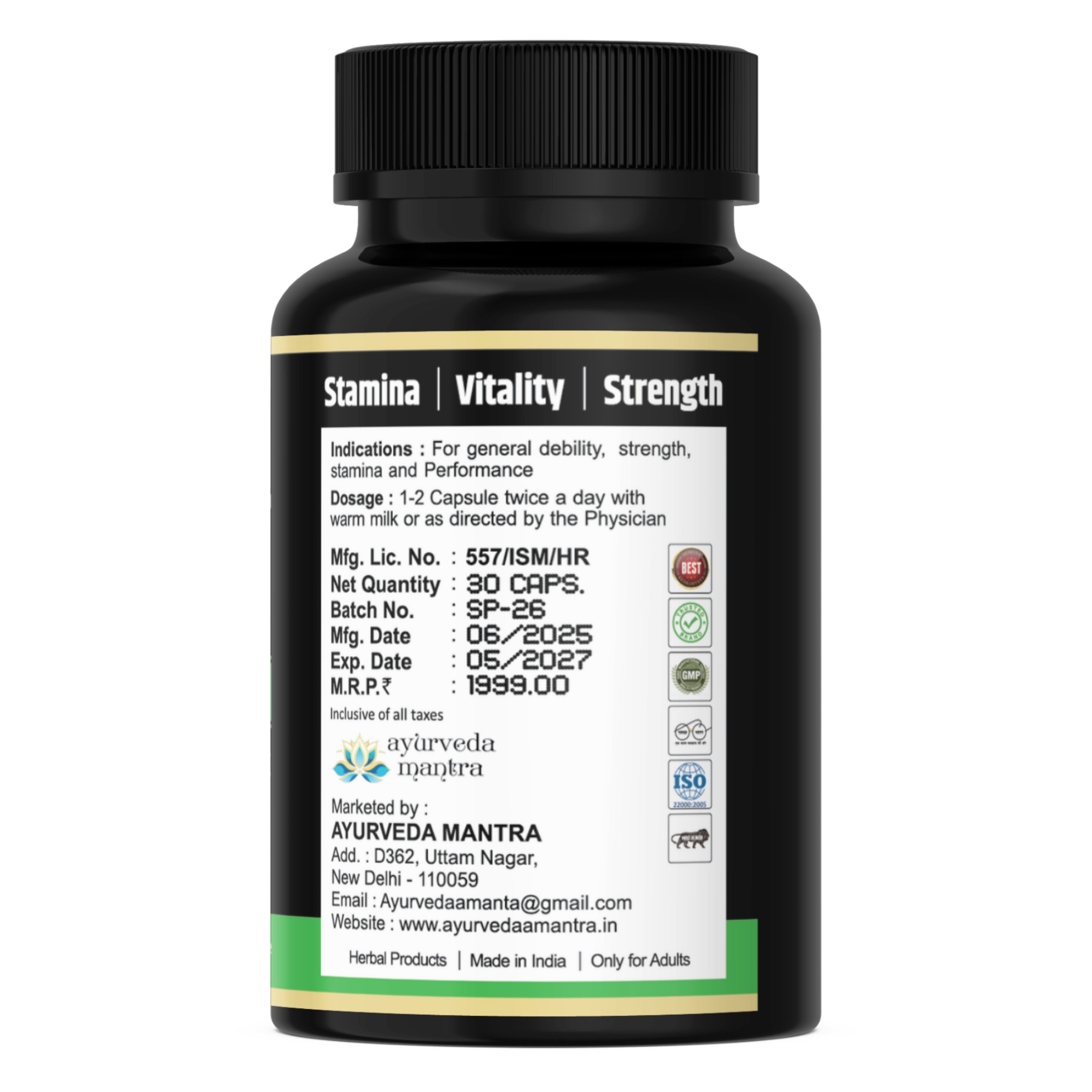 Thunder Bull PRO: Shilajit-Pro Performance Booster Capsules for Men