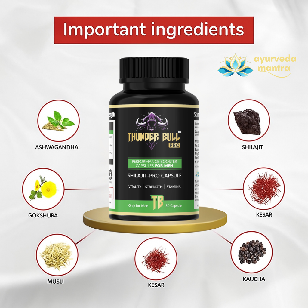 The Performer's Ritual: Thunder Bull PRO Capsule + GOLD Oil Combo