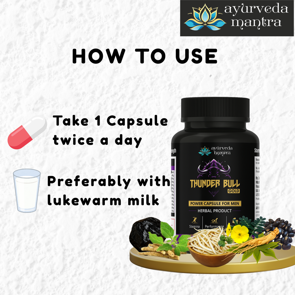 The Complete Vitality Ritual: Thunder Bull GOLD Capsule + Oil Combo