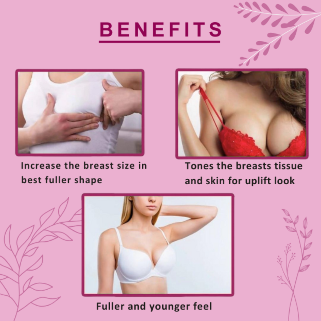 Boopro Max: The Ultimate Natural Breast Firming & Enhancement Kit (Capsule + Oil)