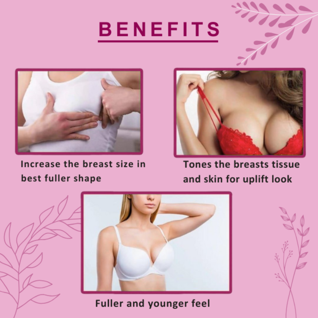 Boopro Max: The Ultimate Natural Breast Firming & Enhancement Kit (Capsule + Oil)