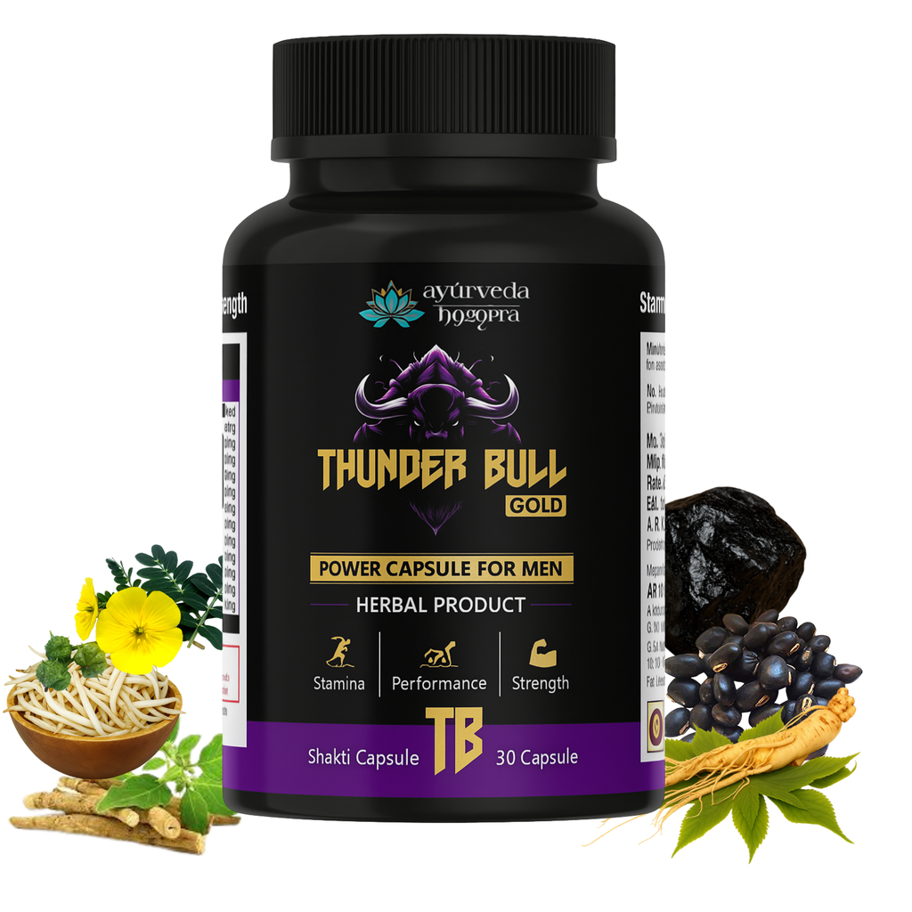 Thunder Bull Gold: Ayurvedic Power Capsules for Stamina, Performance & Strength