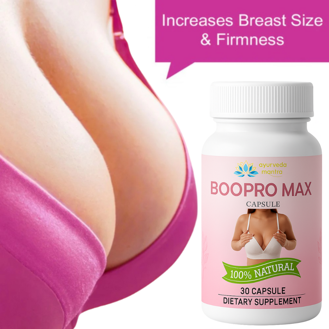 Boopro Max: 100% Natural Capsules for Breast Firming & Fullness