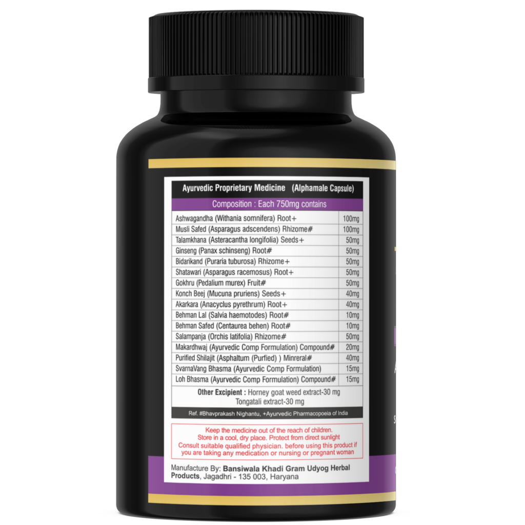 Thunder Bull Gold: Ayurvedic Power Capsules for Stamina, Performance & Strength