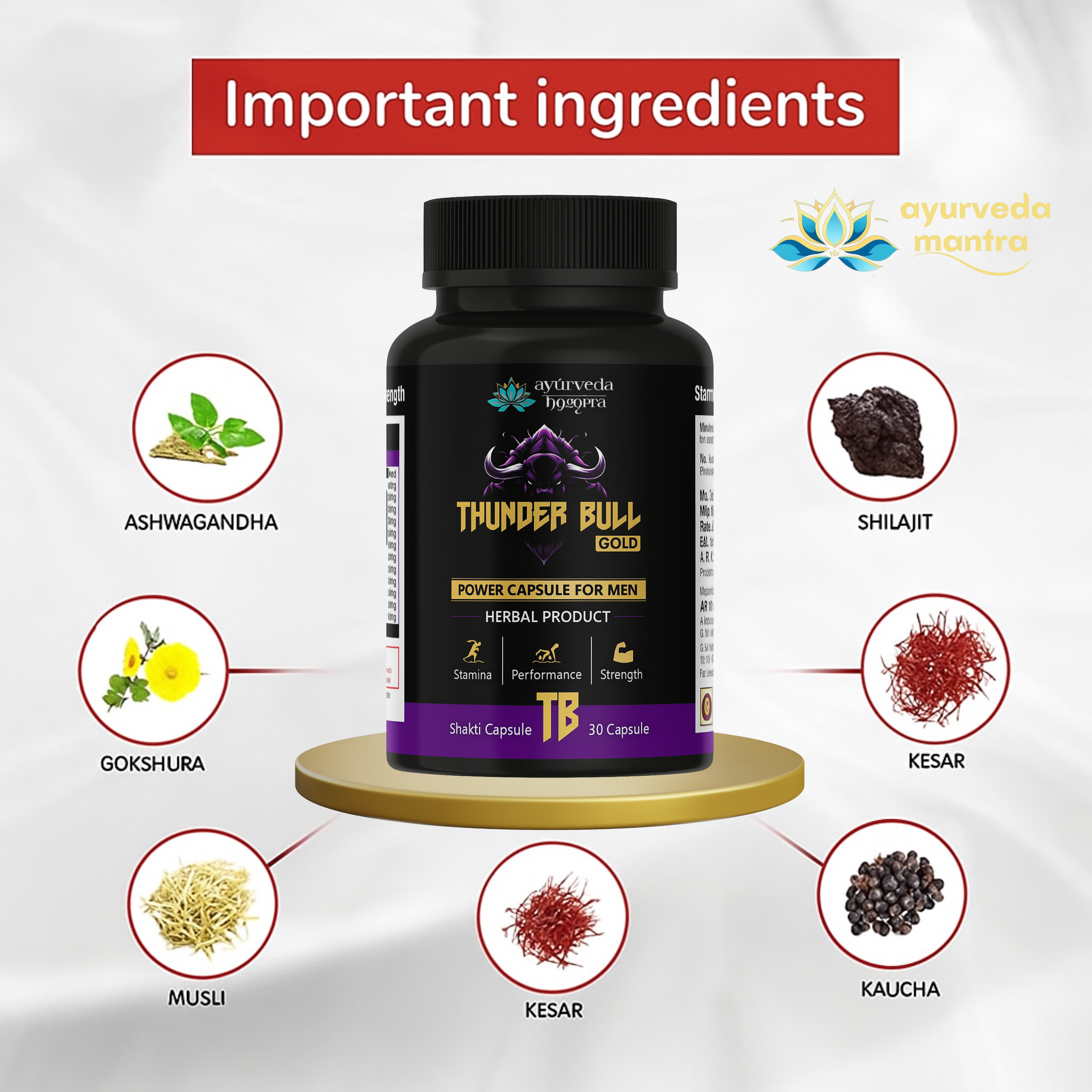 The Total Wellness Combo: Thunder Bull GOLD + RED Pack for Vitality & Hormonal Balance