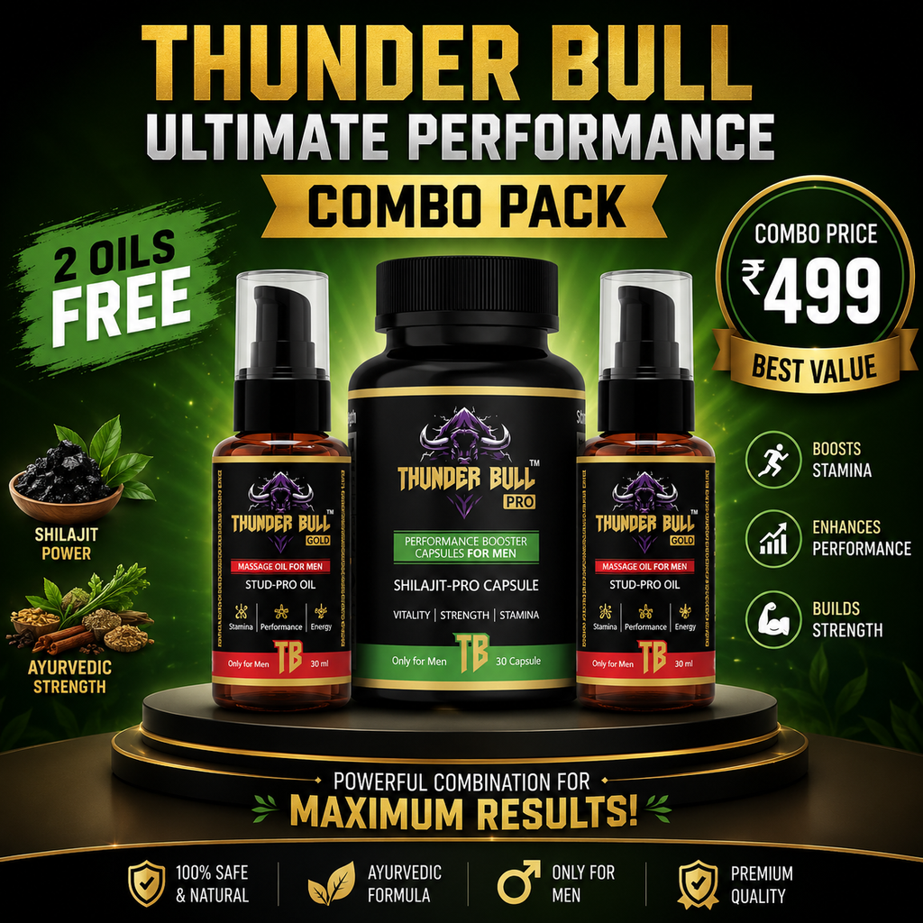 Thunder Bull Shilajit-Pro Ultimate Performance Combo