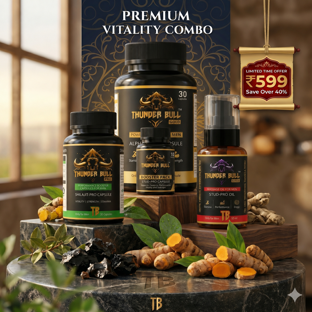 Thunder Bull Premium Vitality Combo – 4.1-Piece Ultimate Performance Kit (Save Over 40%)