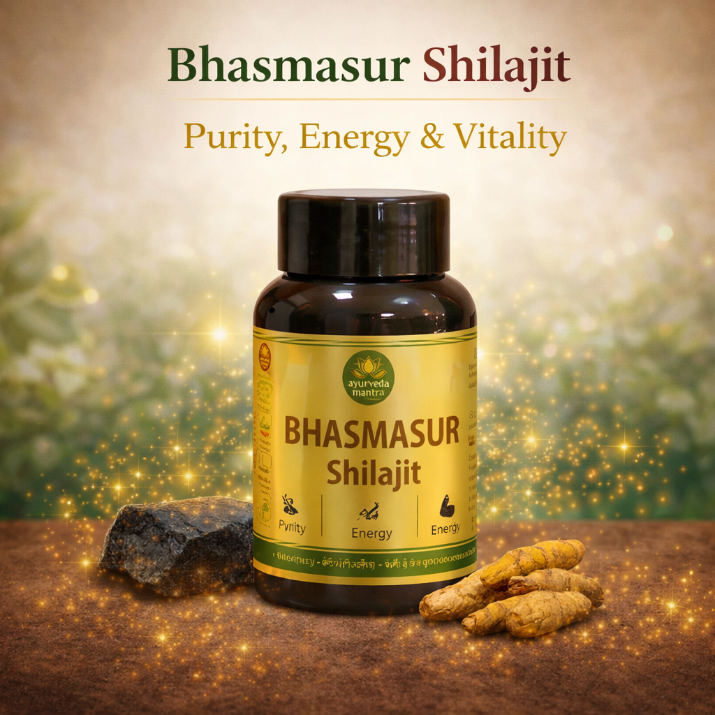 Bhasmasur Swarna Combo - Premium Vitality Kit (Shilajit & Loh Basam Free)