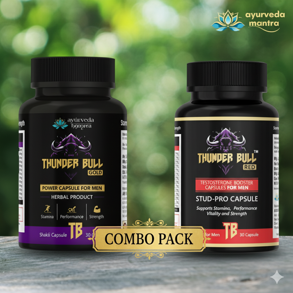The Total Wellness Combo: Thunder Bull GOLD + RED Pack for Vitality & Hormonal Balance