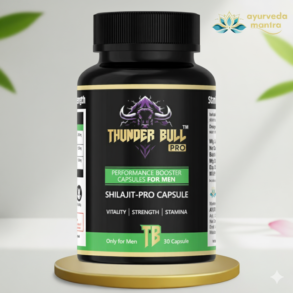 Thunder Bull PRO: Shilajit-Pro Performance Booster Capsules for Men