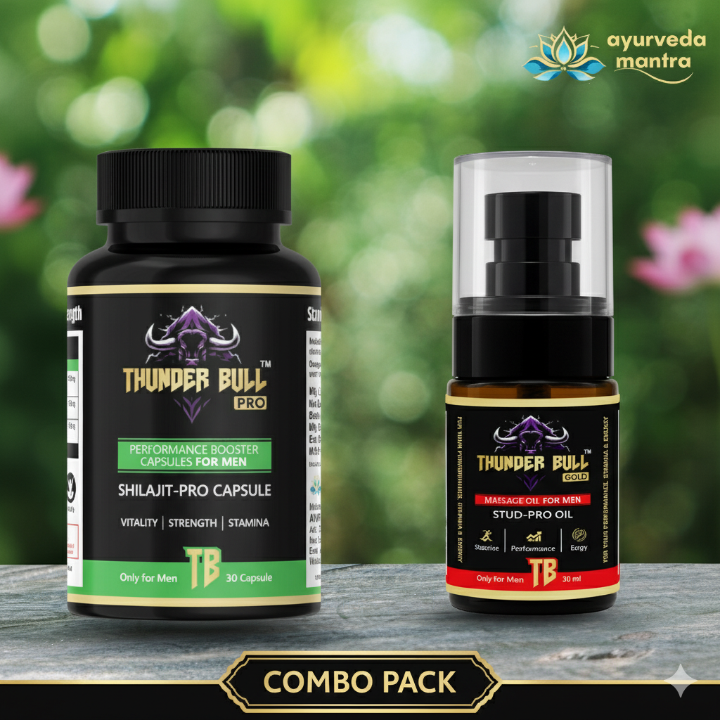 The Performer's Ritual: Thunder Bull PRO Capsule + GOLD Oil Combo