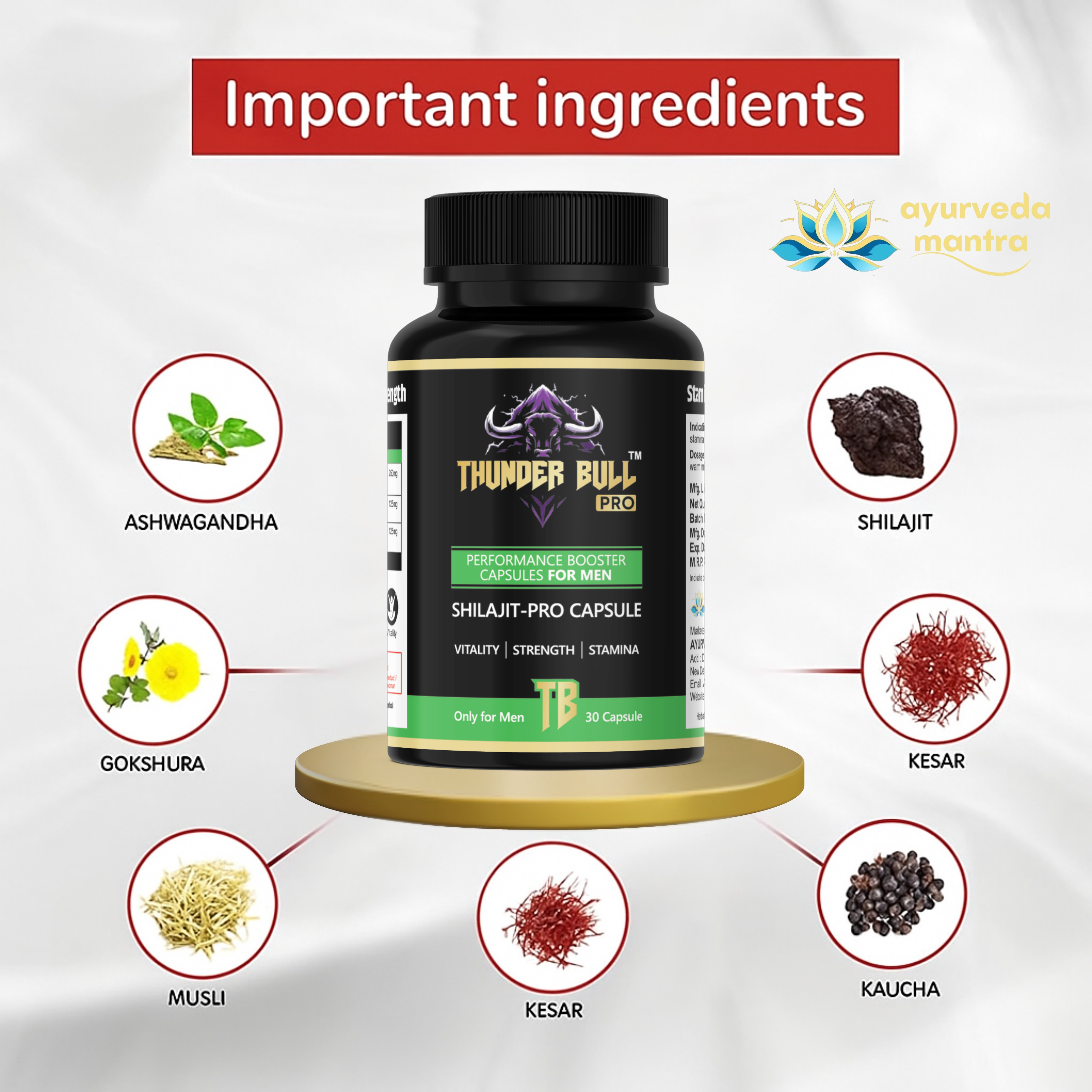 Thunder Bull Premium Vitality Combo – 4-Piece Ultimate Performance Kit (Save Over 40%)