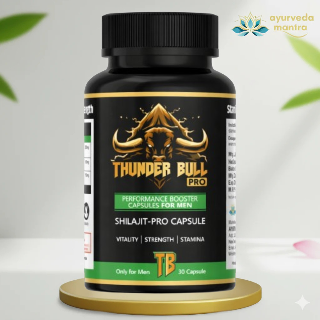 Thunder Bull Ultimate Men's Performance Combo – Pro Shilajit & Gold Alphamale Capsules (Buy 1 Get 1 Free)