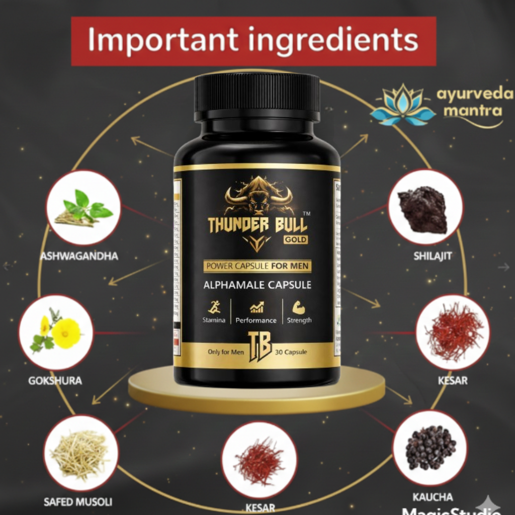 Thunder Bull Gold Performance Megacombo – Alphamale Capsules, Stud-Pro Capsules & Stud-Pro (Save 60%)